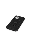 Newface Apple iPhone 12 Pro Max Kılıf Pars Lens Yüzüklü Silikon