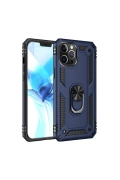 Newface Apple iPhone 12 Pro Max Kılıf Sofya Yüzüklü Silikon Kapak