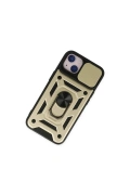 KILIFINI SEÇ - Apple iPhone 14 Kılıf Pars Lens Yüzüklü Silikon