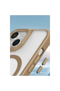 Newface Apple iPhone 15 Plus Kılıf Enka Magsafe Silikon Kılıf