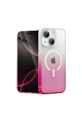 Newface Apple iPhone 15 Plus Pummel Shiny Magsafe Kapak