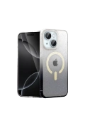 Newface Apple iPhone 15 Plus Pummel Shiny Magsafe Kapak