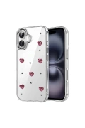 Newface Apple iPhone 16 Plus Fiyonk Desenli Kapak