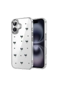 Newface Apple iPhone 16 Plus Fiyonk Desenli Kapak