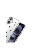 Newface Apple iPhone 16 Plus Fiyonk Desenli Kapak