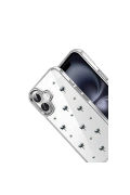Newface Apple iPhone 16 Plus Fiyonk Desenli Kapak