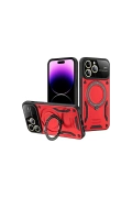 KILIFINI SEÇ - Apple iPhone 16 Pro Max Kılıf Joy Lens Standlı Kapak
