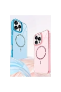 Newface Apple iPhone 16 Pro Max Live Diamond Magsafe Kapak