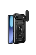Newface Apple iPhone 17 Air Pars Lens Yüzüklü Silikon