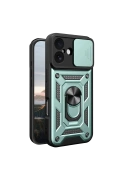Newface Apple iPhone 17 Pars Lens Yüzüklü Silikon