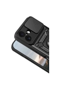 Newface Apple iPhone 17 Pars Lens Yüzüklü Silikon