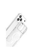 Newface Apple iPhone 17 Pro Combo Sert Şeffaf Magsafe Kapak