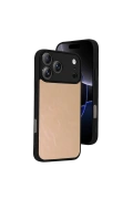 Newface Apple iPhone 17 Pro Max Aras Deri Kapak