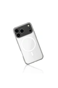 Newface Apple iPhone 17 Pro Max Kılıf Magneticsafe Şeffaf Silikon - Şeffaf