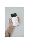Newface Apple iPhone 17 Pro Max Kılıf Magneticsafe Şeffaf Silikon - Şeffaf