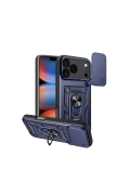 Newface Apple iPhone 17 Pro Max Pars Lens Yüzüklü Silikon