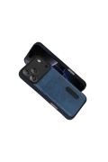 Newface Apple iPhone 17 Pro Max Sara Kartvizitli Deri Kılıf