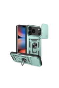 Newface Apple iPhone 17 Pro Pars Lens Yüzüklü Silikon
