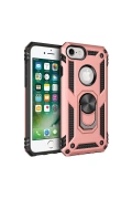 KILIFINI SEÇ - Apple iPhone 7 Kılıf Sofya Yüzüklü Silikon Kapak