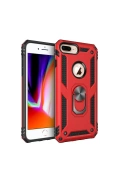 KILIFINI SEÇ - Apple iPhone 7 Plus Kılıf Sofya Yüzüklü Silikon Kapak
