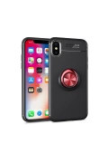 Newface Apple iPhone XS Max Kılıf Range Yüzüklü Silikon