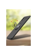 Newface Apple iPhone XS Max Kılıf Range Yüzüklü Silikon