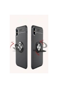 Newface Apple iPhone XS Max Kılıf Range Yüzüklü Silikon