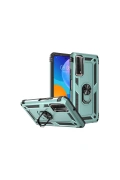 KILIFINI SEÇ - Huawei P Smart 2021 Kılıf Sofya Yüzüklü Silikon Kapak