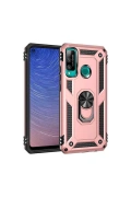 KILIFINI SEÇ - Huawei P40 Lite E Kılıf Sofya Yüzüklü Silikon Kapak