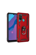 Newface Huawei Y6P Kılıf Sofya Yüzüklü Silikon Kapak