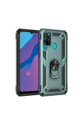 Newface Huawei Y6P Kılıf Sofya Yüzüklü Silikon Kapak