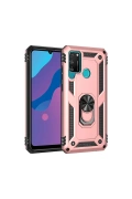 Newface Huawei Y6P Kılıf Sofya Yüzüklü Silikon Kapak