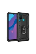 Newface Huawei Y6P Kılıf Sofya Yüzüklü Silikon Kapak