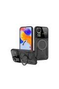 Newface Realme 11 Pro Plus Joy Lens Standlı Kapak