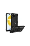KILIFINI SEÇ - Realme C21 Kılıf Sofya Yüzüklü Silikon Kapak