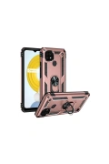 KILIFINI SEÇ - Realme C21 Kılıf Sofya Yüzüklü Silikon Kapak