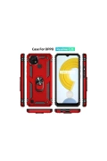 KILIFINI SEÇ - Realme C21 Kılıf Sofya Yüzüklü Silikon Kapak