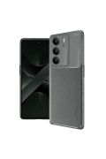 Newface Realme C75 4G Auto Focus Karbon Kapak - Gri