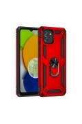 KILIFINI SEÇ - Samsung Galaxy A03 Kılıf Sofya Yüzüklü Silikon Kapak