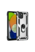 KILIFINI SEÇ - Samsung Galaxy A03 Kılıf Sofya Yüzüklü Silikon Kapak