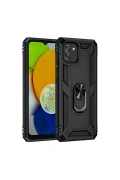 KILIFINI SEÇ - Samsung Galaxy A03 Kılıf Sofya Yüzüklü Silikon Kapak