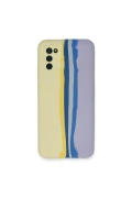 Newface Samsung Galaxy A03S Kılıf Ebruli Lansman Silikon