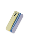 Newface Samsung Galaxy A03S Kılıf Ebruli Lansman Silikon