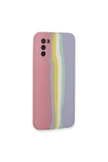 Newface Samsung Galaxy A03S Kılıf Ebruli Lansman Silikon