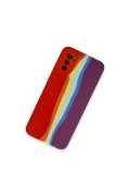 Newface Samsung Galaxy A03S Kılıf Ebruli Lansman Silikon