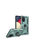 Newface Samsung Galaxy A03S Kılıf Sofya Yüzüklü Silikon Kapak