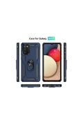 Newface Samsung Galaxy A03S Kılıf Sofya Yüzüklü Silikon Kapak