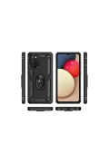 Newface Samsung Galaxy A03S Kılıf Sofya Yüzüklü Silikon Kapak