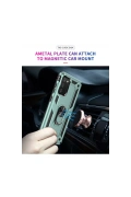 Newface Samsung Galaxy A03S Kılıf Sofya Yüzüklü Silikon Kapak