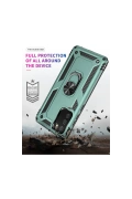 Newface Samsung Galaxy A03S Kılıf Sofya Yüzüklü Silikon Kapak